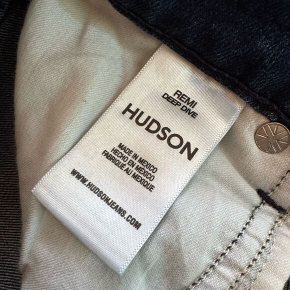 HUDSON Remi High-Rise Straight Ankle Jean in Deep Dive Size 25 - Picture 12 of 12